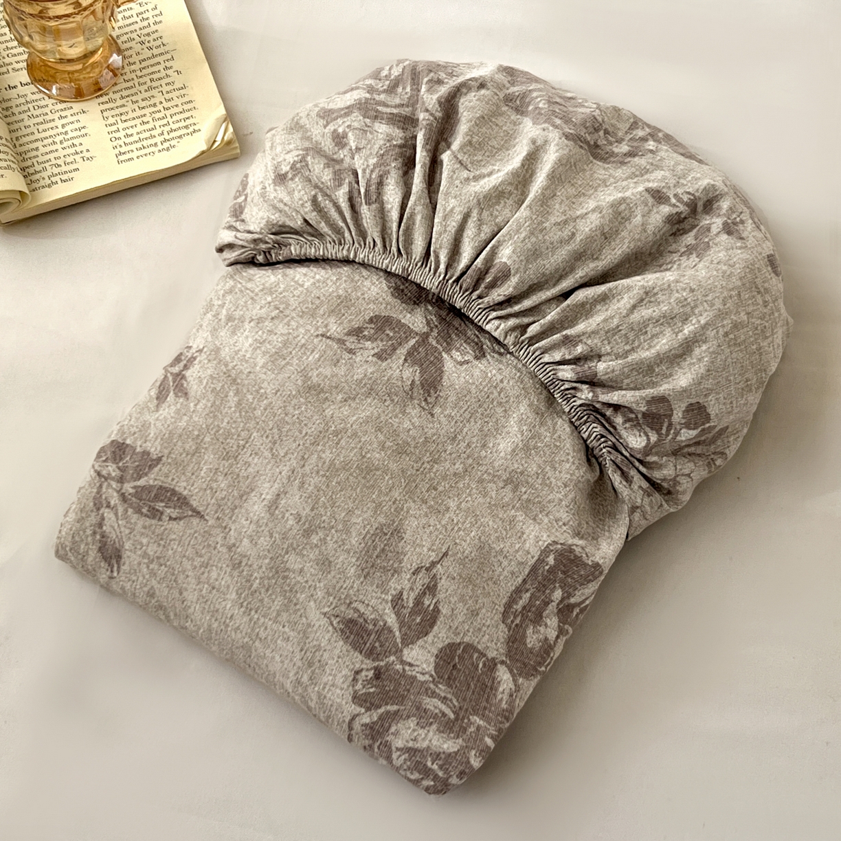 91家纺网 家纺一手货源 找家纺 （总）漫仙阁家纺 2025新款高克重复古原麻单床笠床笠单件单品床笠