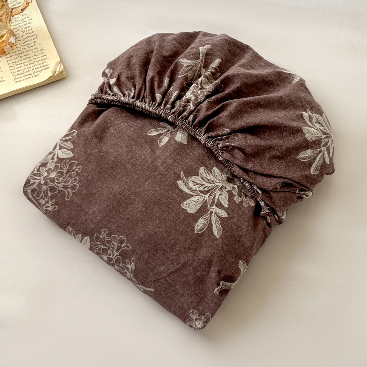 91家纺网 家纺一手货源 找家纺 （总）漫仙阁家纺 2025新款高克重复古原麻单床笠床笠单件单品床笠