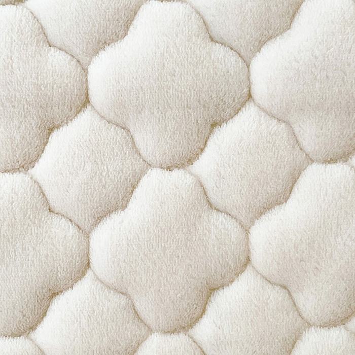 91家纺网 家纺一手货源 找家纺 富馨莱 2025新款牛奶绒夹棉床笠支持一件定做 轻奢白-夹棉