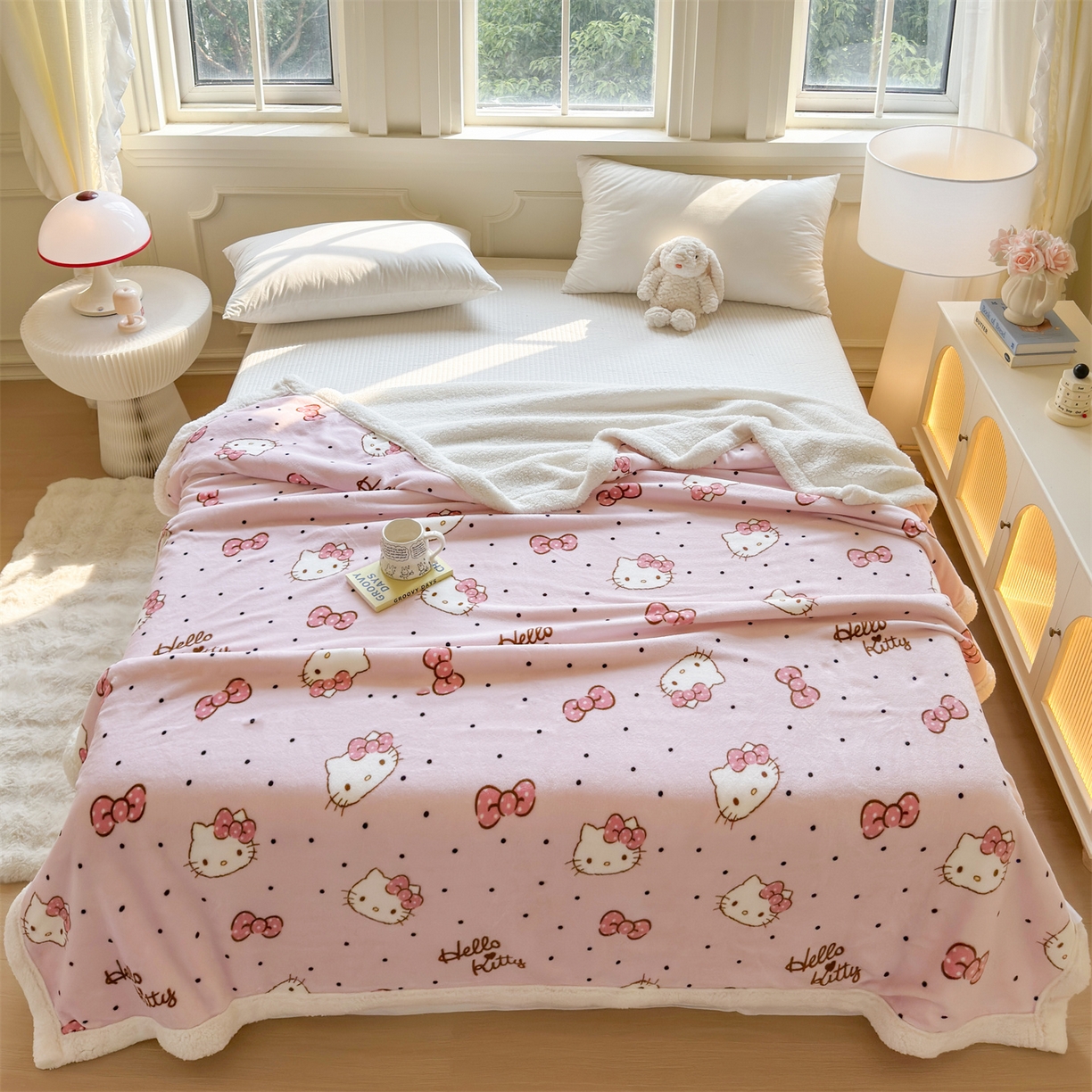 91家纺网 家纺一手货源 找家纺 （总）名兮家居 2025秋冬正版授权经典奥特曼高克重牛奶绒羊羔绒多功能盖毯【含防伪标】