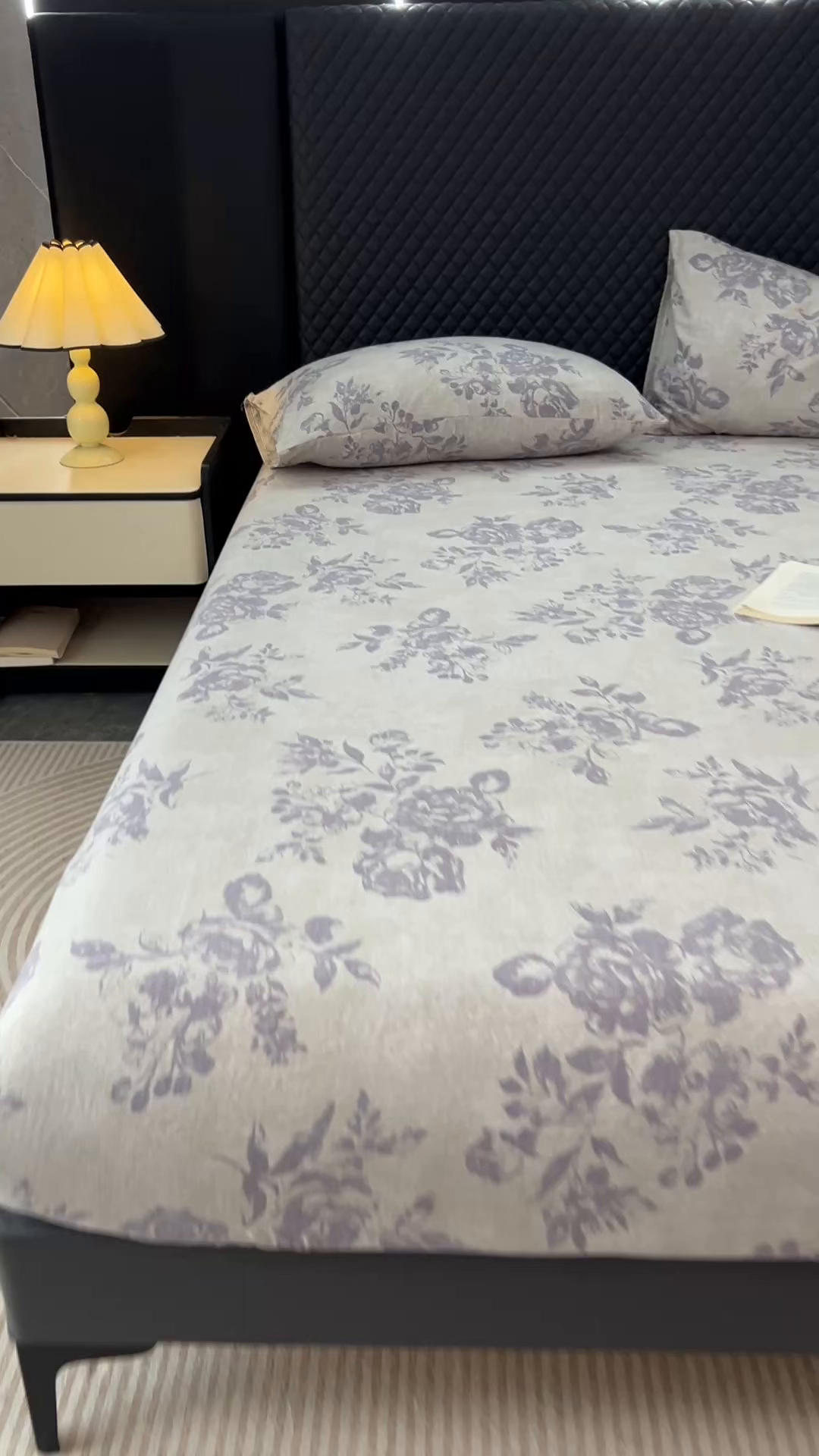 91家纺网 家纺一手货源 找家纺 漫仙阁家纺 2025新款高克重复古原麻单床笠床笠单件单品床笠 露娜