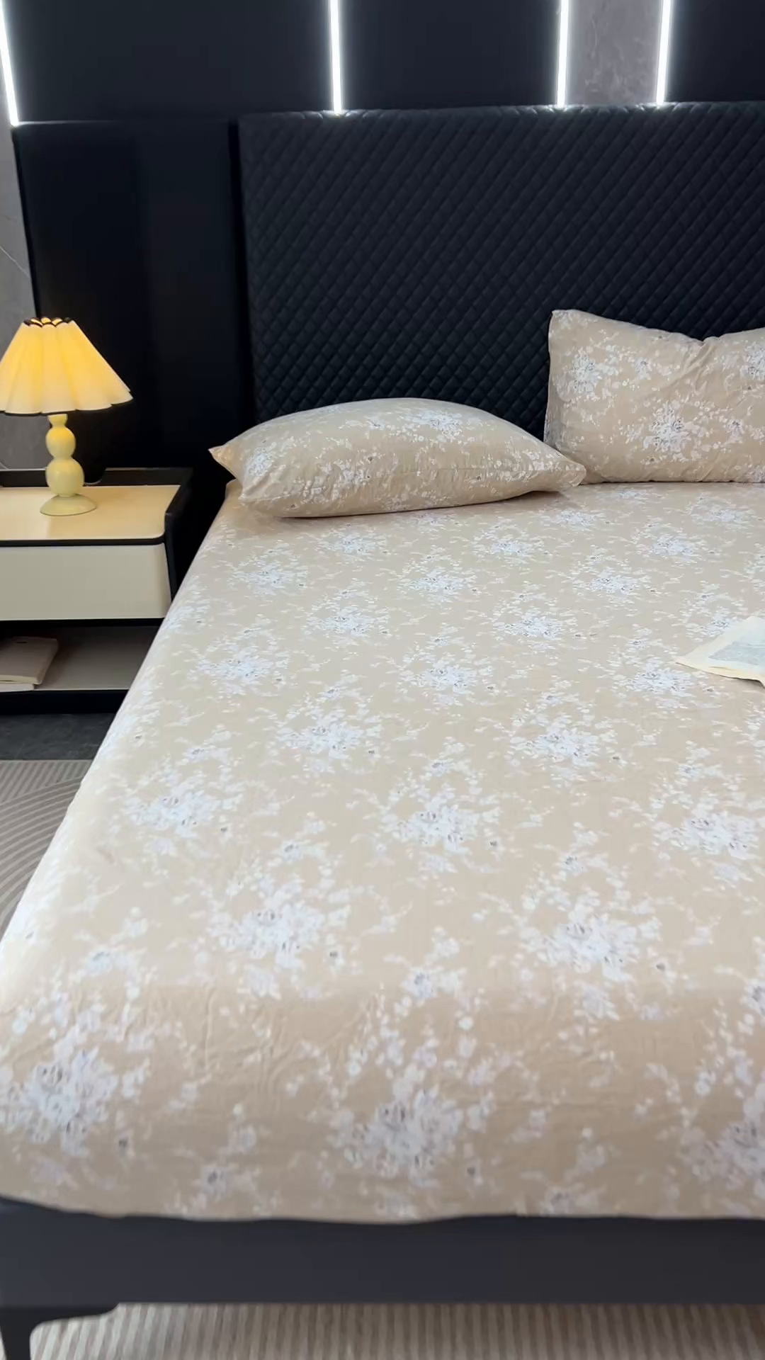 91家纺网 家纺一手货源 找家纺 漫仙阁家纺 2025新款高克重复古原麻单床笠床笠单件单品床笠 南城旧梦