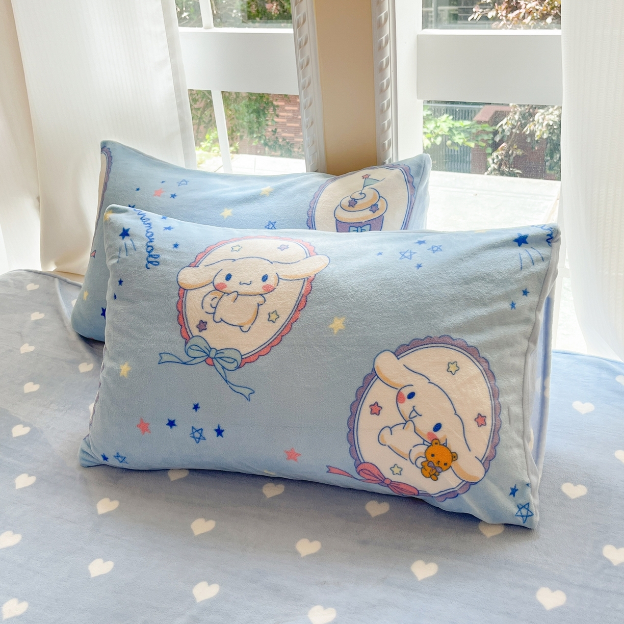 91家纺网 家纺一手货源 找家纺 （总）博雅 2025新款三丽鸥正版授权高克重牛奶绒小版四件套提供买家秀