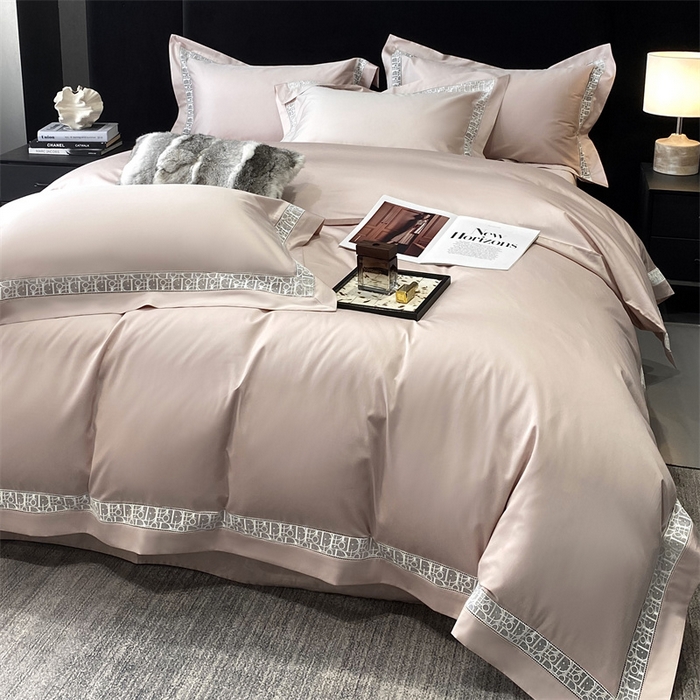 91家纺网 家纺一手货源 找家纺 南泉坊 2025新款纯棉长绒棉镂空四件套-奥兰多 奥兰多盈盈粉