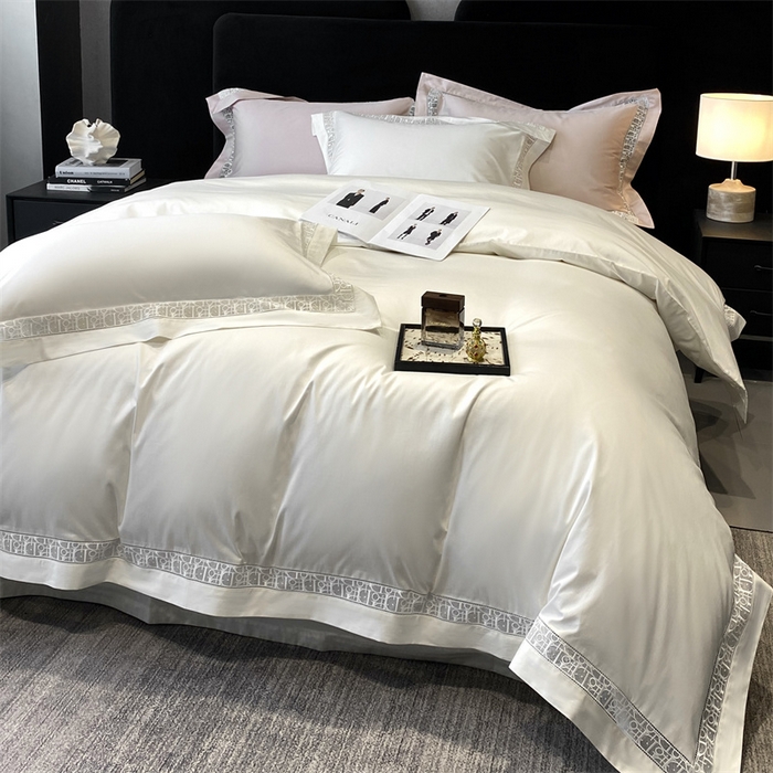 （总）南泉坊 2025新款纯棉长绒棉镂空四件套-奥兰多