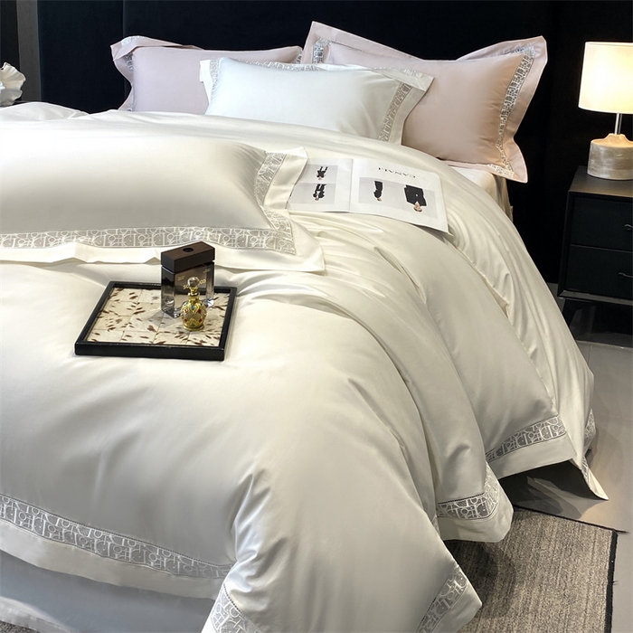 91家纺网 家纺一手货源 找家纺 南泉坊 2025新款纯棉长绒棉镂空四件套-奥兰多 奥兰多本白