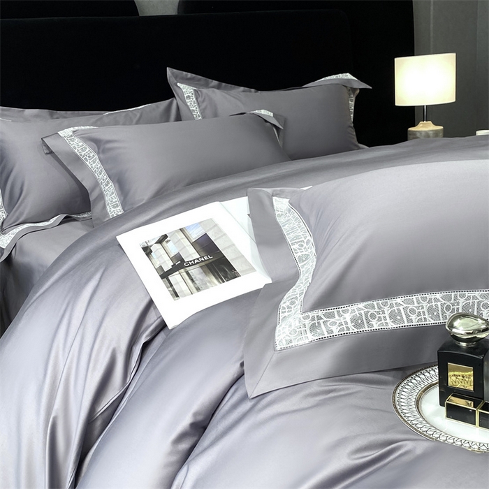 91家纺网 家纺一手货源 找家纺 南泉坊 2025新款纯棉长绒棉镂空四件套-奥兰多 奥兰多灰