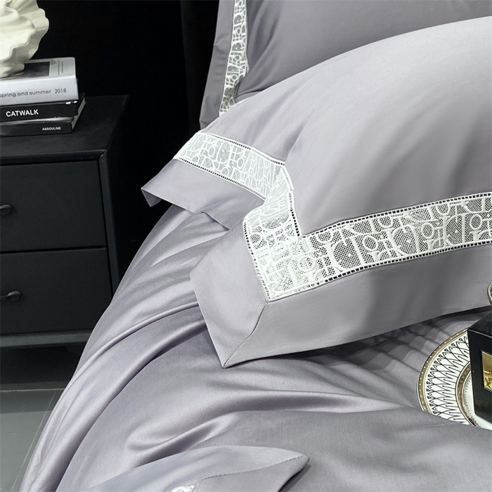 91家纺网 家纺一手货源 找家纺 南泉坊 2025新款纯棉长绒棉镂空四件套-奥兰多 奥兰多灰