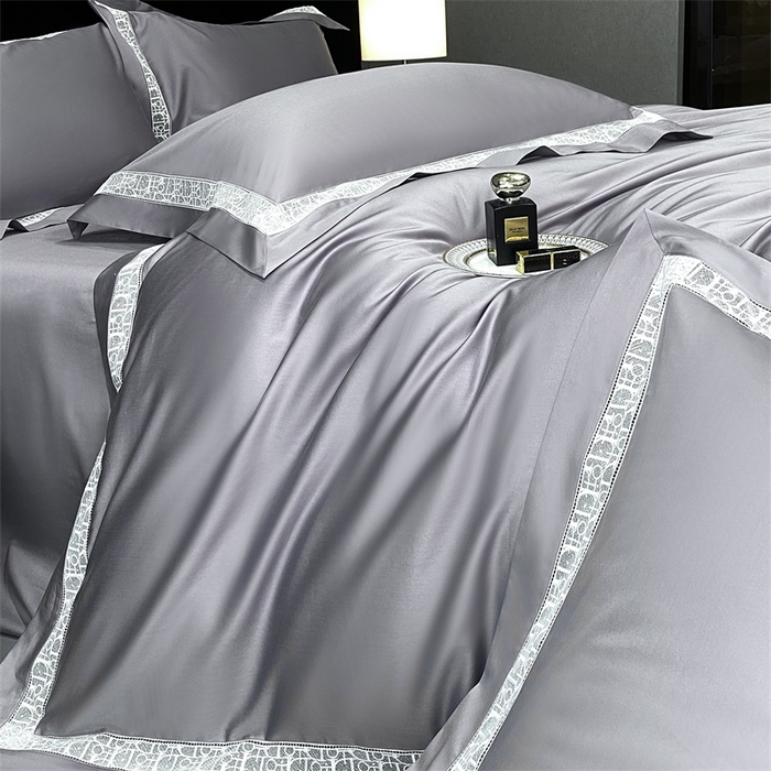 91家纺网 家纺一手货源 找家纺 南泉坊 2025新款纯棉长绒棉镂空四件套-奥兰多 奥兰多灰