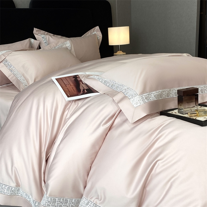 91家纺网 家纺一手货源 找家纺 南泉坊 2025新款纯棉长绒棉镂空四件套-奥兰多 奥兰多盈盈粉