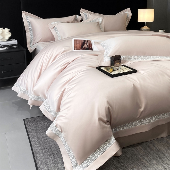 91家纺网 家纺一手货源 找家纺 南泉坊 2025新款纯棉长绒棉镂空四件套-奥兰多 奥兰多盈盈粉