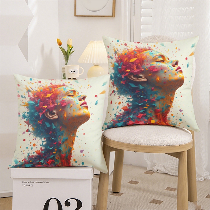 91家纺网 家纺一手货源 找家纺 （总）合纵跨境工厂 2025新款一件定制跨境抱枕套希音集采亚马逊速卖通24小时内发货磨毛水晶绒材质-现代简约风抱枕两件套