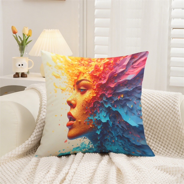 91家纺网 家纺一手货源 找家纺 （总）合纵跨境工厂 2025新款一件定制跨境抱枕套希音集采亚马逊速卖通24小时内发货磨毛水晶绒材质-现代简约风抱枕两件套