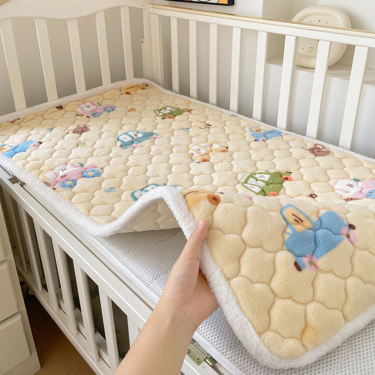 91家纺网 家纺一手货源 找家纺 富馨莱 2025新款幼儿园床垫支持定制尺寸 汽车乐园