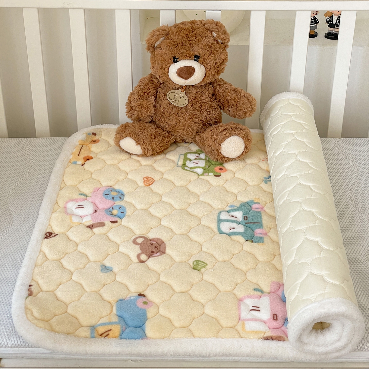 91家纺网 家纺一手货源 找家纺 富馨莱 2025新款幼儿园床垫支持定制尺寸 汽车乐园