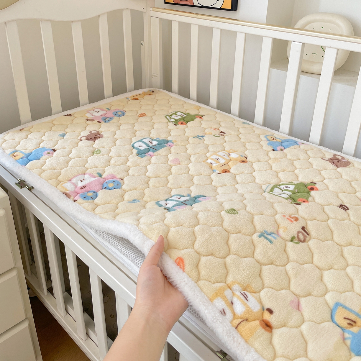 91家纺网 家纺一手货源 找家纺 富馨莱 2025新款幼儿园床垫支持定制尺寸 汽车乐园