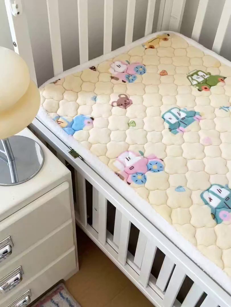 91家纺网 家纺一手货源 找家纺 富馨莱 2025新款幼儿园床垫支持定制尺寸 汽车乐园
