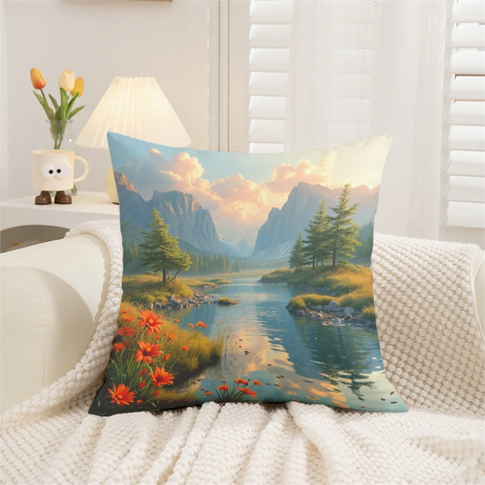 91家纺网 家纺一手货源 找家纺 （总）合纵跨境工厂 2025新款一件定制跨境抱枕套希音集采亚马逊速卖通24小时内发货磨毛水晶绒材质-现代简约风抱枕两件套