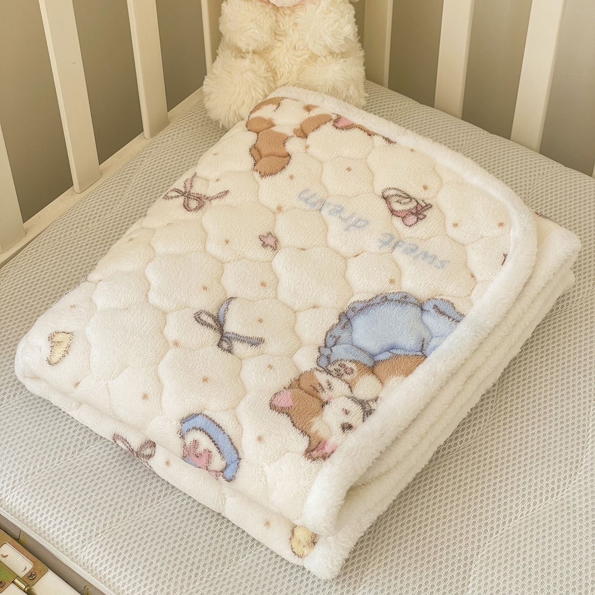 91家纺网 家纺一手货源 找家纺 富馨莱 2025新款幼儿园床垫支持定制尺寸 淘气恐龙