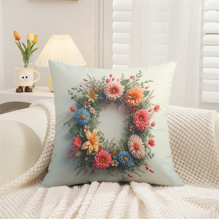 91家纺网 家纺一手货源 找家纺 （总）合纵跨境工厂 2025新款一件定制跨境抱枕套希音集采亚马逊速卖通24小时内发货磨毛水晶绒材质-现代简约风抱枕两件套