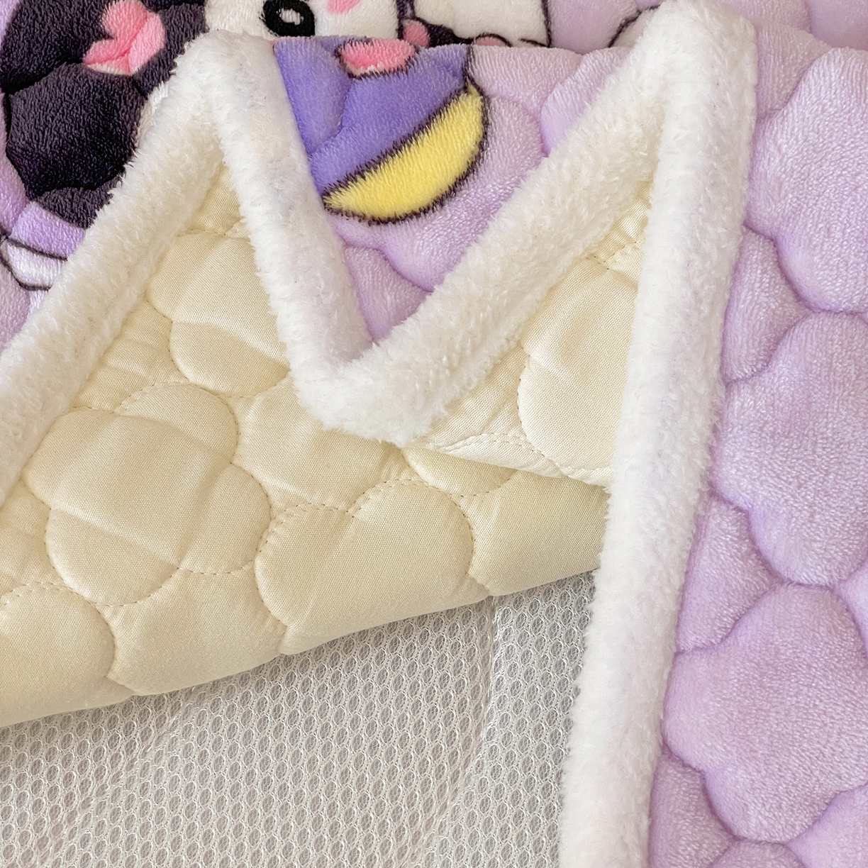 91家纺网 家纺一手货源 找家纺 富馨莱 2025新款幼儿园床垫支持定制尺寸 甜美星际