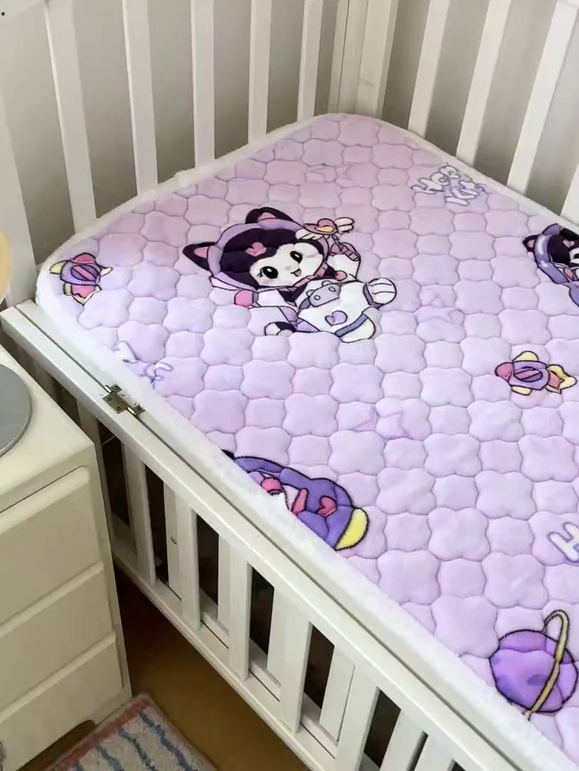 91家纺网 家纺一手货源 找家纺 富馨莱 2025新款幼儿园床垫支持定制尺寸 甜美星际