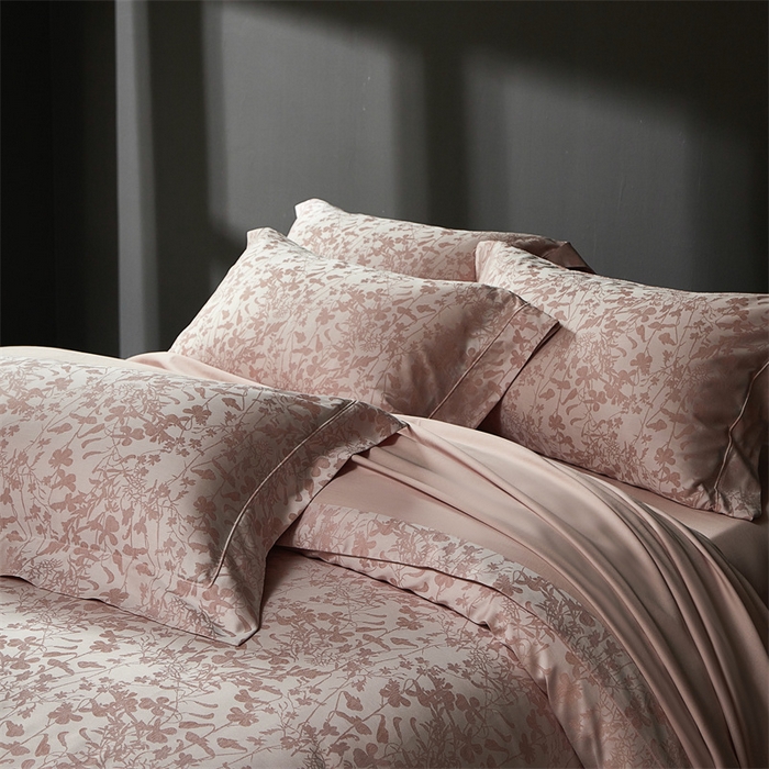 91家纺网 家纺一手货源 找家纺 （总）南泉坊 2025新款50支天丝棉色织提花四件套