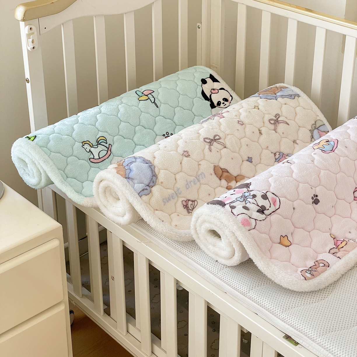 91家纺网 家纺一手货源 找家纺 富馨莱 2025新款幼儿园床垫支持定制尺寸 组合图