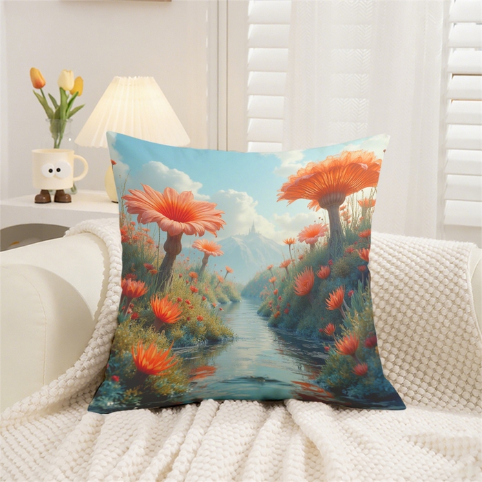 91家纺网 家纺一手货源 找家纺 （总）合纵跨境工厂 2025新款一件定制跨境抱枕套希音集采亚马逊速卖通24小时内发货磨毛水晶绒材质-现代简约风抱枕两件套