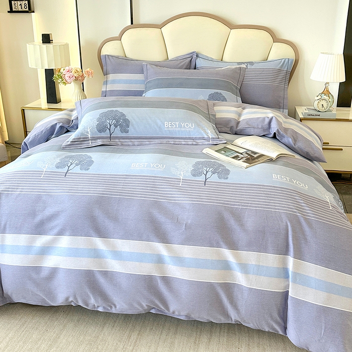 91家纺网 家纺一手货源 找家纺 （总）橘姿 2025新款100%加厚全棉四件套纯棉四件套磨毛四件套礼盒装（控价不低于170）