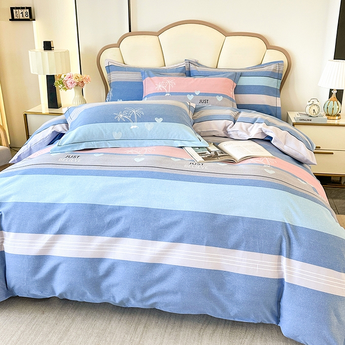 91家纺网 家纺一手货源 找家纺 （总）橘姿 2025新款100%加厚全棉四件套纯棉四件套磨毛四件套礼盒装（控价不低于170）