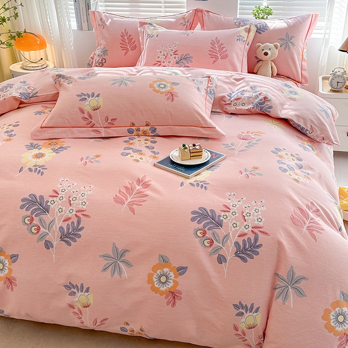 91家纺网 家纺一手货源 找家纺 （总）橘姿 2025新款100%加厚全棉四件套纯棉四件套磨毛四件套礼盒装（控价不低于170）