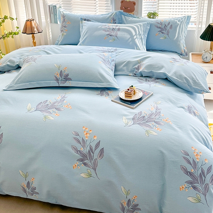 91家纺网 家纺一手货源 找家纺 （总）橘姿 2025新款100%加厚全棉四件套纯棉四件套磨毛四件套礼盒装（控价不低于170）