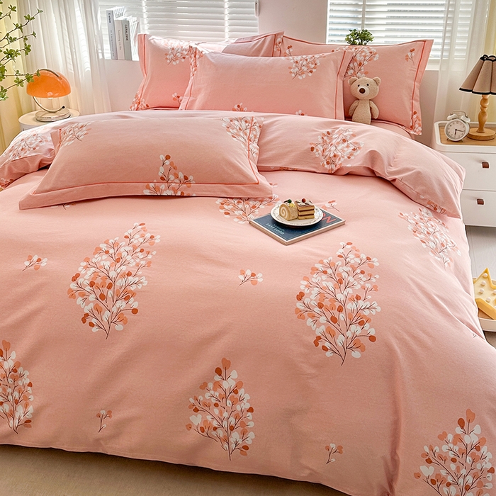 91家纺网 家纺一手货源 找家纺 （总）橘姿 2025新款100%加厚全棉四件套纯棉四件套磨毛四件套礼盒装（控价不低于170）