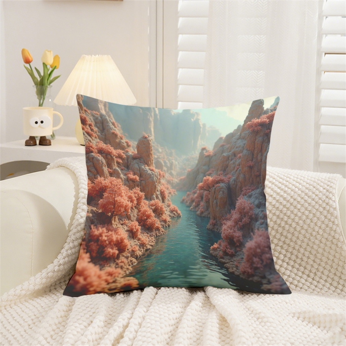 91家纺网 家纺一手货源 找家纺 （总）合纵跨境工厂 2025新款一件定制跨境抱枕套希音集采亚马逊速卖通24小时内发货磨毛水晶绒材质-现代简约风抱枕两件套