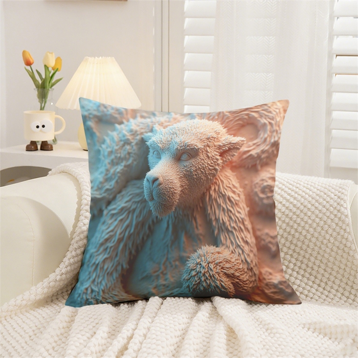 91家纺网 家纺一手货源 找家纺 （总）合纵跨境工厂 2025新款一件定制跨境抱枕套希音集采亚马逊速卖通24小时内发货磨毛水晶绒材质-现代简约风抱枕两件套