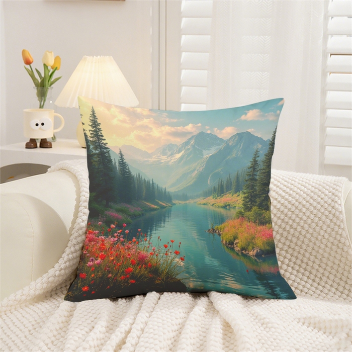 91家纺网 家纺一手货源 找家纺 （总）合纵跨境工厂 2025新款一件定制跨境抱枕套希音集采亚马逊速卖通24小时内发货磨毛水晶绒材质-现代简约风抱枕两件套