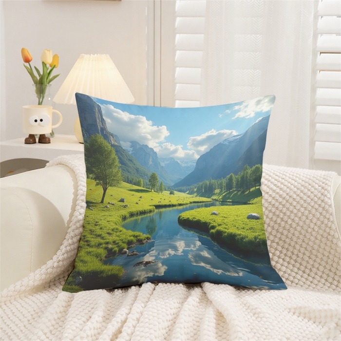 91家纺网 家纺一手货源 找家纺 （总）合纵跨境工厂 2025新款一件定制跨境抱枕套希音集采亚马逊速卖通24小时内发货磨毛水晶绒材质-现代简约风抱枕两件套