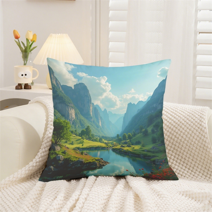 91家纺网 家纺一手货源 找家纺 （总）合纵跨境工厂 2025新款一件定制跨境抱枕套希音集采亚马逊速卖通24小时内发货磨毛水晶绒材质-现代简约风抱枕两件套