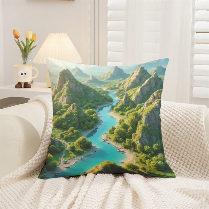 91家纺网 家纺一手货源 找家纺 （总）合纵跨境工厂 2025新款一件定制跨境抱枕套希音集采亚马逊速卖通24小时内发货磨毛水晶绒材质-现代简约风抱枕两件套