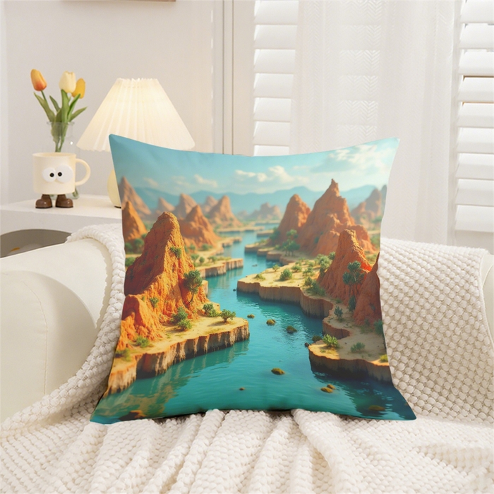 91家纺网 家纺一手货源 找家纺 （总）合纵跨境工厂 2025新款一件定制跨境抱枕套希音集采亚马逊速卖通24小时内发货磨毛水晶绒材质-现代简约风抱枕两件套