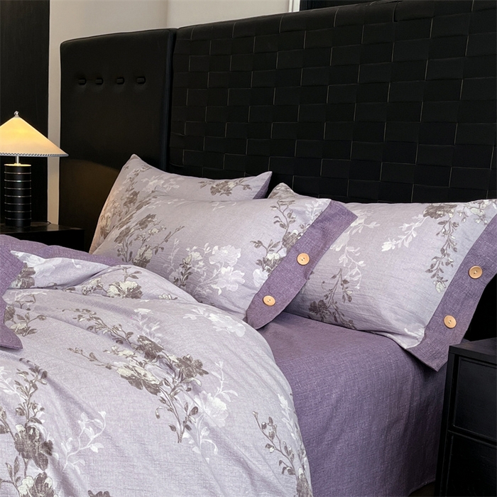 91家纺网 家纺一手货源 找家纺 圣比熊 2025新款原麻纽扣枕套宿舍单只枕芯套枕头套一对装枕芯内胆套 春风序