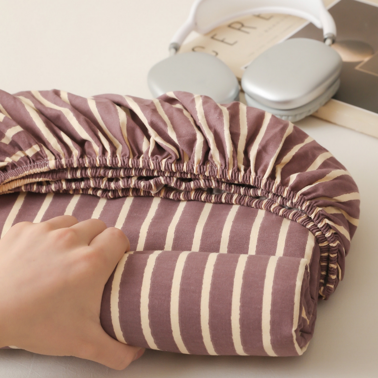 91家纺网 家纺一手货源 找家纺 （总）简宜家居（朝初家纺） 2025新款纯棉全棉磨毛单床笠系列