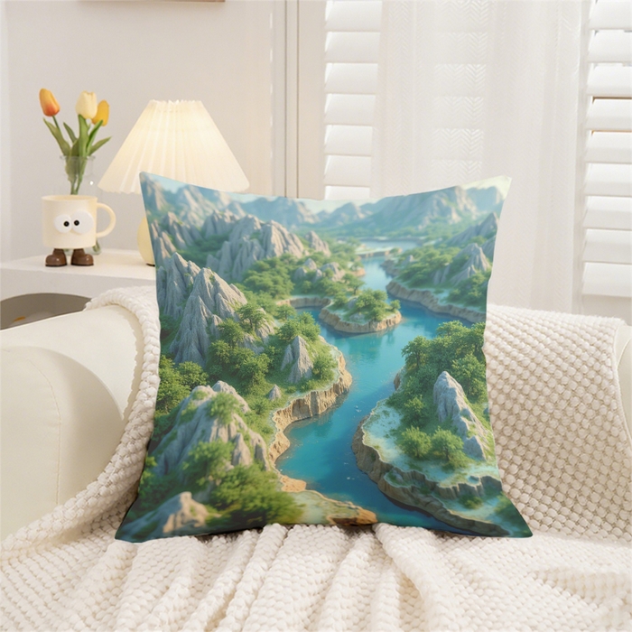 91家纺网 家纺一手货源 找家纺 （总）合纵跨境工厂 2025新款一件定制跨境抱枕套希音集采亚马逊速卖通24小时内发货磨毛水晶绒材质-现代简约风抱枕两件套