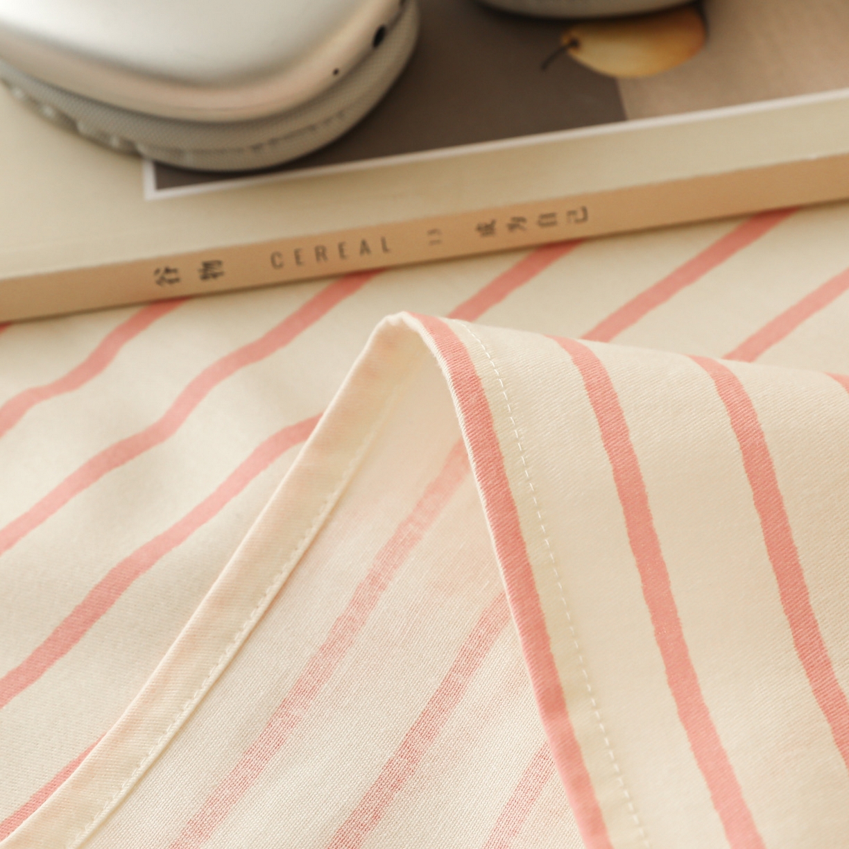 91家纺网 家纺一手货源 找家纺 简宜家居（朝初家纺） 2025新款纯棉全棉磨毛单床单系列 线素-粉