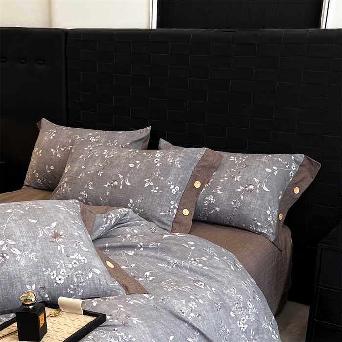 91家纺网 家纺一手货源 找家纺 梦舒羽 2025新款原麻纽扣枕套宿舍单只枕芯套枕头套一对装枕芯内胆套 花蕾