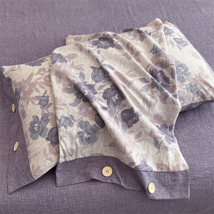 （总）梦舒羽 2025新款原麻纽扣枕套宿舍单只枕芯套枕头套一对装枕芯内胆套