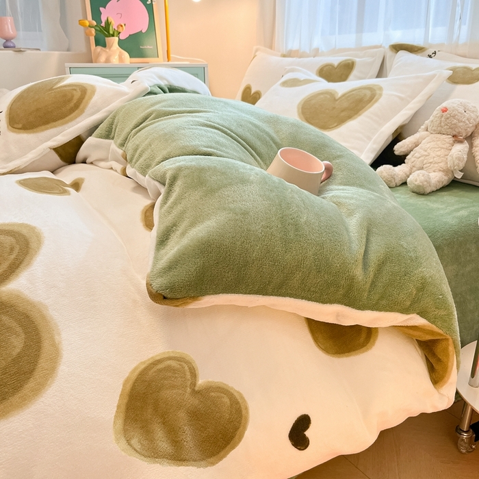 91家纺网 家纺一手货源 找家纺 （总）川悦生活 2025新款高克重牛奶绒四件套-系列二