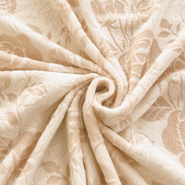 91家纺网 家纺一手货源 找家纺 菡宝 【第一批】2025雕花绒牛奶绒四件套-邦尼兔-支持定做定制尺寸 玫瑰花香杏