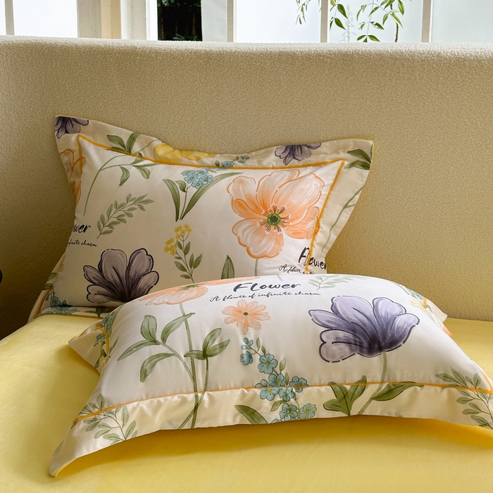 91家纺网 家纺一手货源 找家纺 （总）2025新款A纯棉B牛奶绒四件套13376全棉加绒一字绣宽边轻奢套件-夹棉款